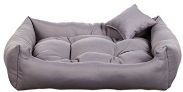 Gutekissen® Stoff Hundebett Hundeliege Hundekissen Hundeliege Hundeliege Hundeliege - Langlebige Materialien und hohe Qualität NEO (2XL - 110x90, Ashgrau)