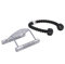 GORILLA SPORTS® Corde Triceps - avec Triangle de Tirage Parallèle, Chromé, Double Poignées, Antidérapantes, Max. 200kg - Corde de Traction, pour Biceps/Triceps, Musculation, Entraînement, Gym, Fitness
