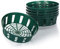 com-four® 6X Pflanzkörbe für Blumenzwiebeln, Anzucht-Pflanzschale zum Einpflanzen und Aufbewahren von Zwiebelpflanzen, Kleiner grüner Zwiebelkorb (06x Pflanzschale - 22cm)