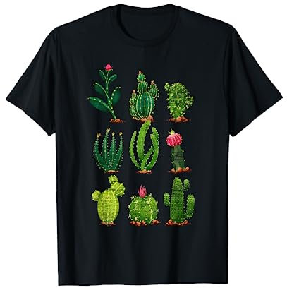 Kaktus Pflanzen T-Shirt