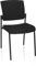 hjh OFFICE 820022 Besucherstuhl K9 V PRO Stoff Schwarz Konferenzstuhl bis 180 kg belastbar, Sitz gepolstert, stapelbar