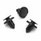 VVO Fasteners- Schwarz Kunststoff-Clips. Heckklappenverkleidung. Kompatibel mit einigen Nissan Juke, Micra, X-Trail, (Packung mit 10 Clips)