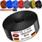 MAS Premium Câble conducteur H07 V-K 16 mm² de 5 à 100 m - Noir, marron, bleu foncé, jaune vert, gris, bleu clair ou rouge - Fil simple flexible (noir, 20 m)