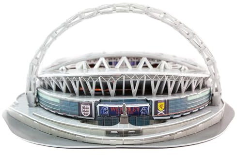 Habarri - Wembley Puzzle 3D - 3D Puzzle Stadion - 3D Fußballstadion für Kinder und Erwachsene - Fußballstadion Modell - Modellbau - 196 Elemente