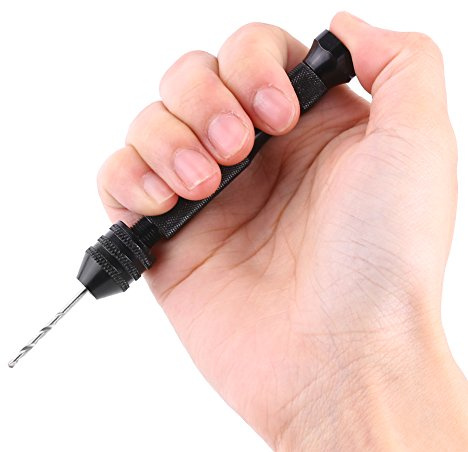 Hand Twist Drill Präzisionsbohrer Set mit Pin Mandrels Spannbereich für Schmuckherstellung Handwerksarbeiten Souvenirs Hängenden Schmuck Bohrer Werkzeuge