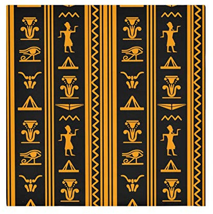 TropicalLife Servietten Retro Ancient Ägypt Cuneiform Dinner Serviette Papiersatin Polyester Tuch Wiederverwendbare Servietten für Tisch Kinder 50,8 x 50,8 cm, 1 Stück