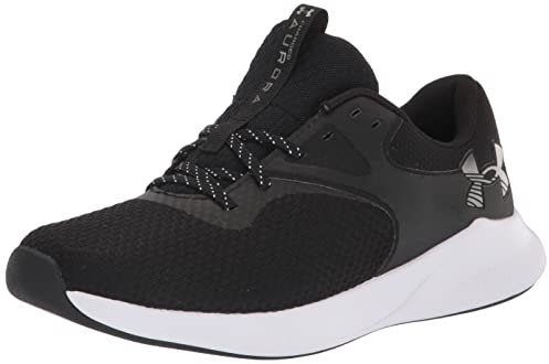 Under Armour Femme Ua W Charged Aurora 2 Chaussures De Sport, Black Black Metallic Warm Silver, 41 EU