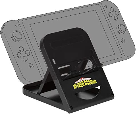 Konix My Hero Academia Support Stand pour Nintendo Switch, Switch 2, Smartphones et tablettes - Position réglable - Noir