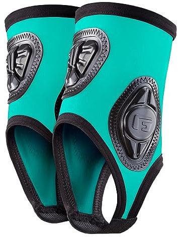 G-Form Pro-X Knöchelschützer - Fußball-Trainingsausrüstung und Fahrradzubehör - Neon Grün, Erwachsene Large/X-Large