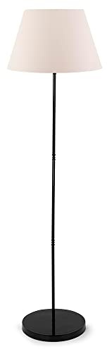 Stehleuchte 140 cm. schwarz/weiß, Typ E 27 Max 45 - 60 W IP: 2-0