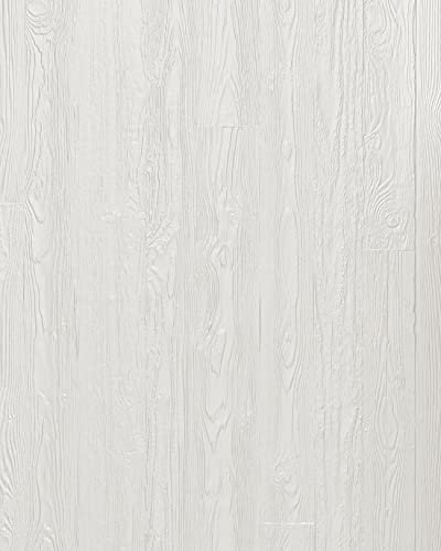 Wandpaneel Holz Optik WallFace 24950 DAKOTA Snow White Wandverkleidung strukturiert mit Natur Dekor matt selbstklebend weiß 2,6 m2