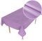 Wachstuchtischdecke Wachstuch Tischdecke abwaschbar Rechteck, rund, oval Premium Textileffekt Prägung Gartentischdecke 100 x 140cm Schnittkante Violett