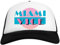 Miami Vice Herren Damen Baseball Kappe Gittergewebe Zurück Mens Womens Cap Mesh Back