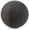 mokebo Stoff Sitzball Büro ergonomisch 'Der Sportliche', Sitzball mit Pumpe oder Pezziball mit Stoff- oder Cordbezug, 65cm Breite, ergonomische Bürostuhl Alternative für Zuhause & Büro