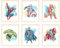 Nistio® Superhero Wall Decor, Superhero Wall Art for Boys Bedroom, Avengers Prints, Set of 6 Prints, Iron Man, Spiderman, Captain America, Hulk, Batman, Superman, Unframed, 8x10 inches