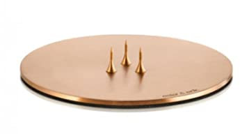 ester & erik Candle Plate small, 1 Stück, Rose Gold, Matt