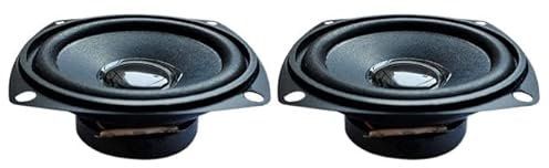4Ohm Subwoofer Speaker 78mm 3 Inch Full Range Speaker 10W Portable Bass Speaker Car Subwoofer Home Theater Loudspeaker DIY 2Pcs
