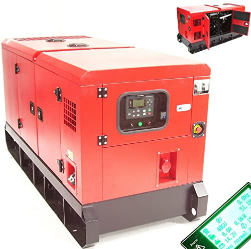 Diesel Generator Stromerzeuger 19.8kVA 400V schallgedämmt Notstromaggregat 66260 AWZ