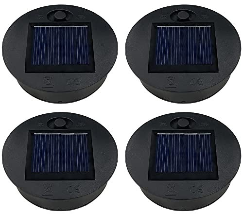 ULEMONDEE Solarleuchten Ersatz 7cm/8cm,solar Einmachglas Led Einsatz,ersatz Solarmodul Für Gartenleuchten (7cm 4 Stk)