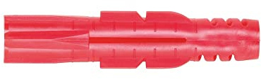 Würth 3221828 Rot Kunststoff-Allzweckdübel | 20x Zebra Shark | 14 x 75 mm Polyethylen Kragen
