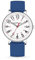 GARRULAX Montre lumineuse, cadran facile à lire, aiguille des secondes et bracelet en silicone souple et respirant résistant à l'eau pour infirmière, étudiants, médecins, bleu, Sangle