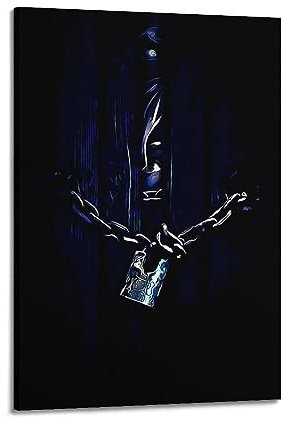 Dont Breathe Poster Wandkunst Leinwand Geschenk für Freund Schlafzimmer Wohnzimmer Dekor Moderne Ästhetik 20 x 30 cm Rahmen-Stil-9