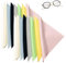 JDXun 16 Pcs Microfiber Cleaning Cloths, 15x15cm Eyeglass Cleaning Cloth Glass Screen Cleaning Cloths for Lens, Eyeglasses, Screens, Tablets, Glasses, Camera (8 Colors)