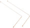 Comphic 2PCS Baguettes en Cuivre pour la Détection, Baguettes de Radiesthésie 99,9% Cuivre Pur
