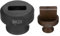 sourcing map Kit de perforation hydraulique de 8 × 20 mm de diamètre - Trou ovale précis - Kit de perforation hydraulique électrique pour machine de poinçonnage hydraulique électrique MHP-20 JP-20,