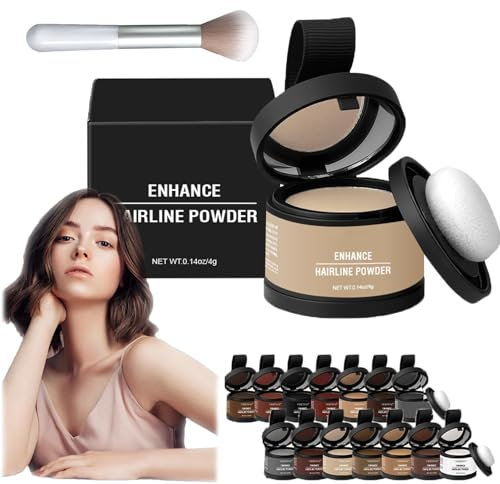 Waverloo Magic Root Cover Up, Root Touch Up Powder, Ansatzpuder, Haaransatz Puder, Haarpuder Ansatz, Haaransatz Stift, Root Touch Up Powder Blond, Ansatzpuder Dunkelblond (1PC-E)