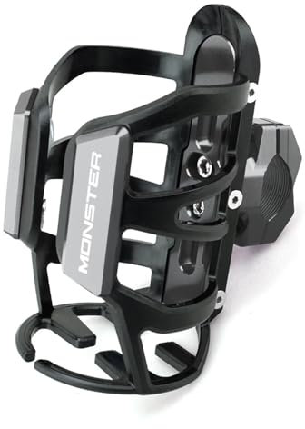 BybAgs Moto CNC Accessoires Boisson Bouteille d'eau Cage Boisson Support De Verre pour D&ucati Monster 400 600 620 696 750 796 821 919 1200S Porte Bidons