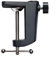 CWOQOCW Table Mount Clamp for Microphone Mic Stand, Boom-Arm Clamp for Microphone Arm-Stand with Adjustable Screw(black)