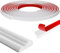 6,1 m x 23 mm - Bandes autocollantes - Décoration murale - Moulures décoratives autocollantes - Blanc - Cadre de miroir, porte d'armoire, décoration d'intérieur