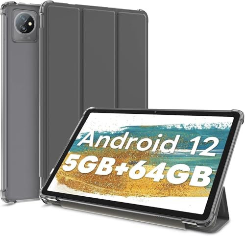 Blackview 70WiFi Tablet Case Universal 10/10.1 inch Tablet Protector, Leather Case Protective Stand Cover for Touchscreen Tablet Sleeve Grey Tab Protector for Tab70WIFI/Tab8WIFI/Tab7WiFi...