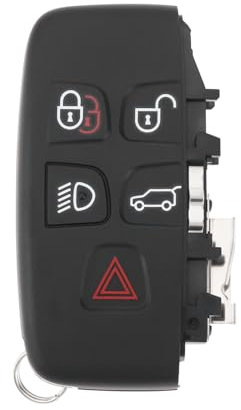 EMSea 5-Button Car Smart Remote Key Shell C2D4949 Compatible with Jaguar XE XF XJ Key Fob Housing Key Shell Replacement Car Remote Controls Key Fob Cover Case