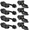 Enchufe de 3 polos para tractor de 12 V, 4 enchufes de 3 polos y enchufe de 3 pines, resistente al agua, 3 polos, enchufe para remolque DIN 9680, enchufe de 3 pines para camión, RV, coche, tractor