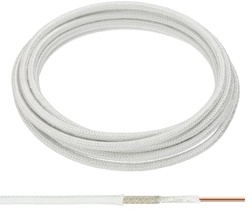 PATIKIL 9.8 Pies 11AWG Cable Eléctrico De Alta Temperatura, -76 A 932 Grados Fahrenheit Mica Fibra De Vidrio Cable Eléctrico Sólido Aislante Resistente Al Calor Cable Monoconductor