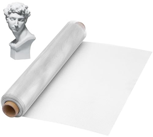 Aluminum Wire Mesh for Arts and Craft Sculpting Mesh Roll 15.7 Inch by 16.4 Foot for Sculpture Projects Craft Wire Mesh for Crafts (Silver, 15.7inch x 16.4foot)