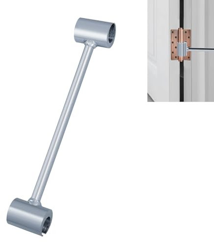 Funnytek Hinges Gap Adjusting Wrench, 0.34-0.69in Door Hinge Adjuster Wrench Heavy Duty Hinge Adjustment Cranking Tool for Fire Clean Room Security Door