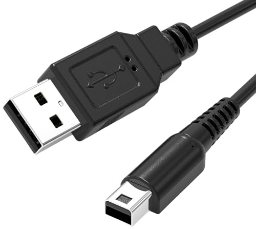 1 Pcs Applicable for Nintendo NDSi Charging Cable, Charger Applicable for Nintendo 3DS, USB Power Charger Cable Cord, Applicablefor Nintendo DSI/ 3DS/ 3DS XL/NEW 3DS / NEW 3DS XL/