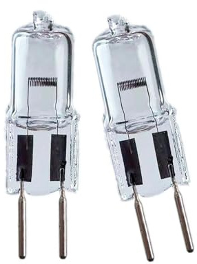 JZLBBC GY6.35 Bombilla halógena 100W 12V GY6.35 20W lámpara de cápsula transparente 2 pines blanco cálido para iluminación del hogar, accesorios de lámpara 10PCS 100W