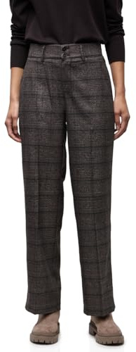 Street One Damen Karierte Straight Leg Hose 3817211