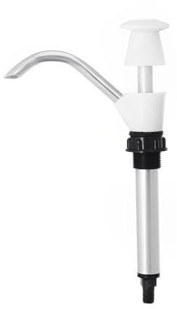 Aluminium Alloy Hand Water Pump Manual Outdoor Leakproof Trailer Camping Portable Toilet Barbecue Faucet Pumping Tool White