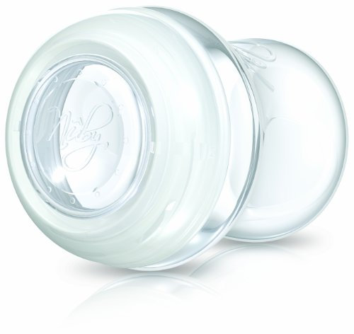 Nûby Natural Touch Lot de 2 Containers pour Lait - Blanc / Bague Bleue