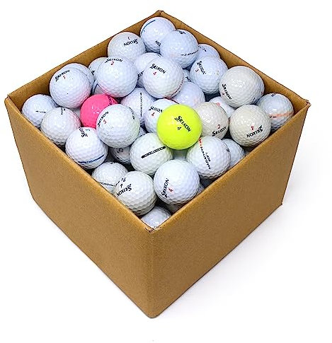 Second Chance Srixon 100 Golfbälle, recycelt, Lake Balls, Verschiedene Modelle, Klasse B, Golfball