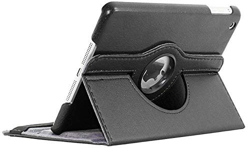 ebestStar - Coque pour iPad Mini 1/2/3 Apple, Etui Rotatif 360, Housse Protection PU Cuir, Noir