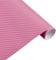 Könighaus (5,5€/m2 Rosa 3D Carbon Autofolie 500 x 152 cm blasenfrei mit Anleitung