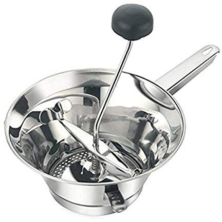 PASSAVERDURA ACCIAIO INOX 18/10 CON MANICO E 3 FILTRI MOTTA