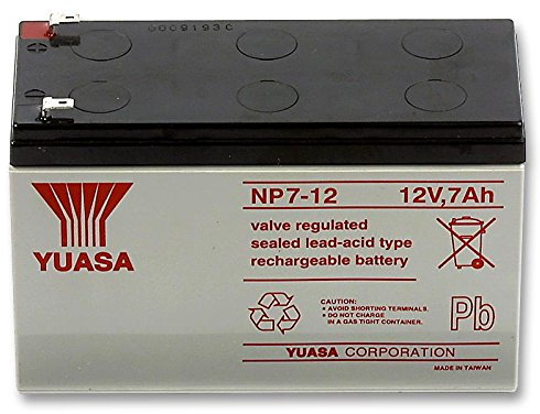 Batteria Yuasa, piombo-acido 12 V 7 Ah NP7 – 12