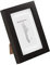 Casa Chic Cadre Photo 15x10 cm Noir, Cadre Bois, Cadres photo Maison, Porte Photo Mural, Cadre Decoration Murale Pele Mele, Affichage Vertical/Horizontal, avec Protection Verre et Passe Partout